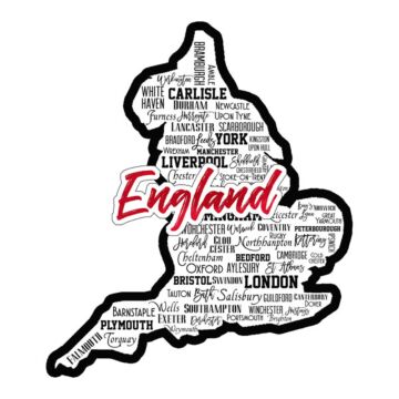 England City Sights Laser Cut