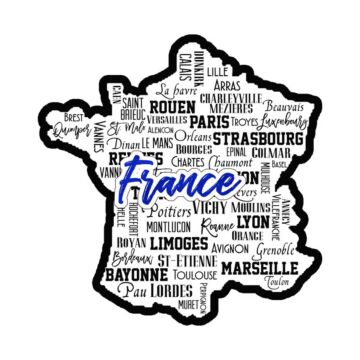 France City Sights Laser Cut
