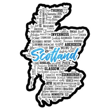 Scotland City Sights Laser Cut