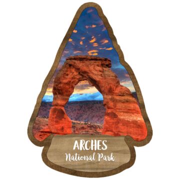 Scrapbook Customs Arches National Park Watercolor Laser-cut