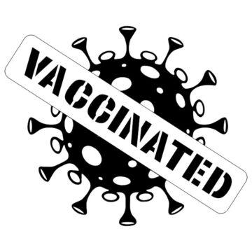 Scrapbook Customs - Covid-19 - Vaccinated Laser