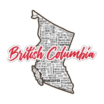 Preorder Scrapbook Customs British Columbia Canada Sights Laser