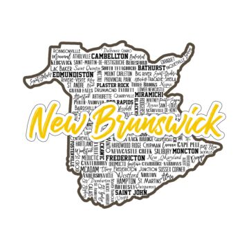 Preorder Scrapbook Customs New Brunswick Canada Sights Laser