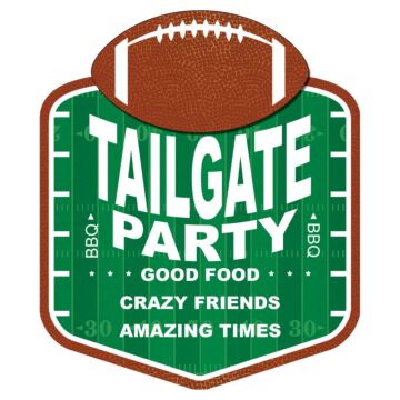 Scrapbook Customs Tailgate Party Laser Die Cut