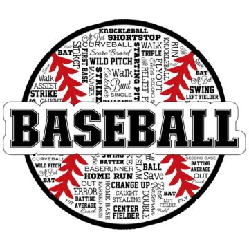 Scrapbook Customs - Collage Laser  - Baseball