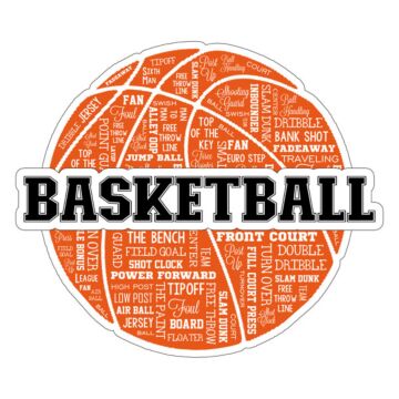 Scrapbook Customs - Collage Laser  - Basketball
