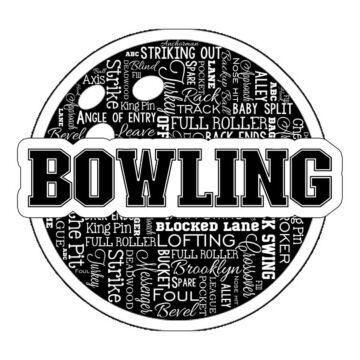 Scrapbook Customs - Collage Laser  - Bowling