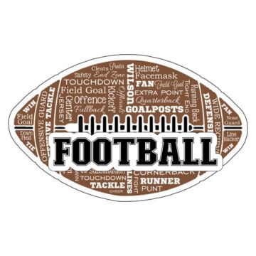 Scrapbook Customs - Collage Laser  - Football