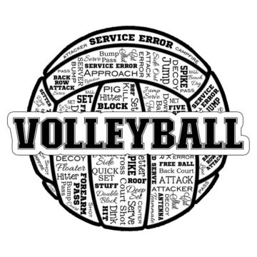 Scrapbook Customs - Collage Laser  - Volleyball