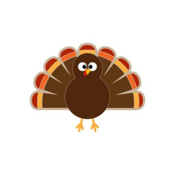 Scrapbook Customs THANKSGIVING TURKEY LASER CUT