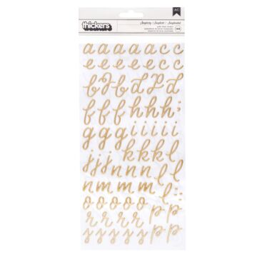 Again & Again Thickers Stickers 5.5"X11" 145/Pkg-Simplicity Alpha/Puffy