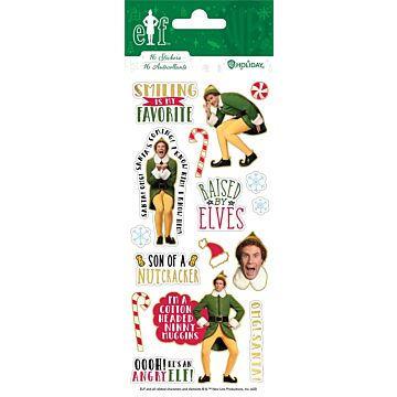 Paper House Decorative Stickers - Elf - Fun Phrases