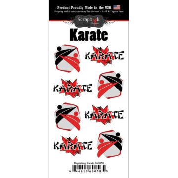 Scrapbook Customs Karate Go Big Sticker