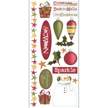 Scrapbook Customs - Christmas Cheer Sticker