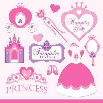 Scrapbook Customs - Princess Sticker