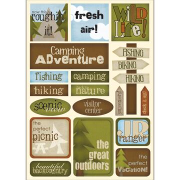 Scrapbook Customs Great Outdoors Sticker