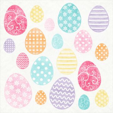 Scrapbook Customs - Easter Egg Sticker 12x12