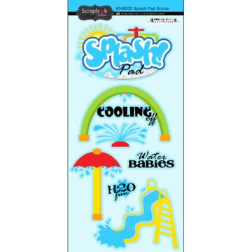 Scrapbook Customs - Splash Pad Sticker