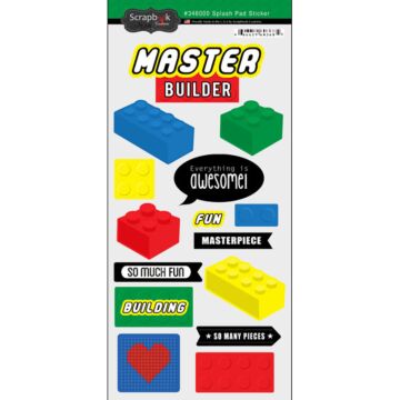 Scrapbook Customs - Building Block Sticker