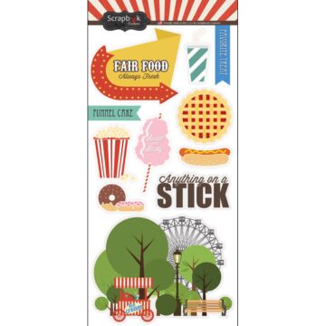 Scrapbook Customs - Fair Food (Stickers)