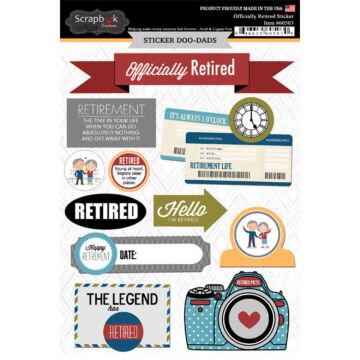 Scrapbook Customs Officially Retired 6x8 Doo Dad Stickers