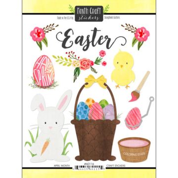 Scrapbook Customs - April Memories Sticker