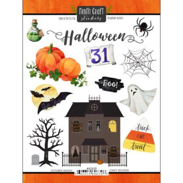 Scrapbook Customs - October Memories Sticker