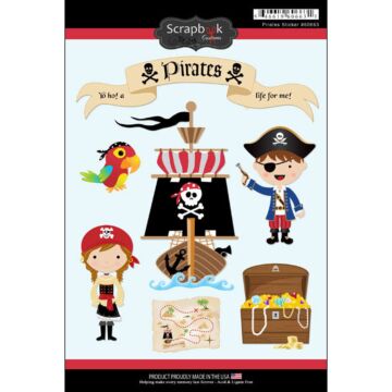 Scrapbook Customs - Pirates Sticker
