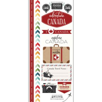 Scrapbook Customs Canada Adventure Sticker