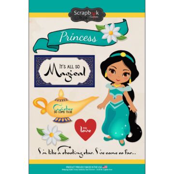 Scrapbook Customs - Arabian Princess Sticker