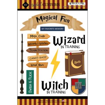 Preorder Scrapbook Customs Wizarding World 2 Sticker