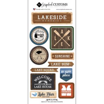 Scrapbook Customs - Life is Better on the Lake (Stickers)