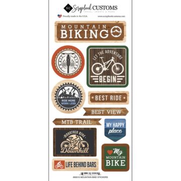 Scrapbook Customs - Life is Better Mountain Biking (Stickers)