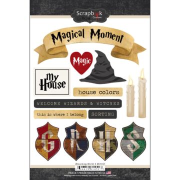 Scrapbook Customs - Wizarding World 3 Sticker