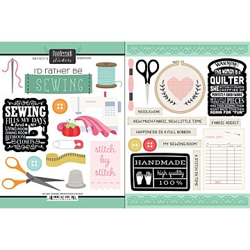 Scrapbook Customs - Sewing Sticker