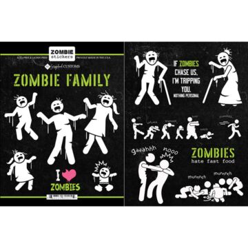 Scrapbook Customs Zombie Stick People (Stickers)
