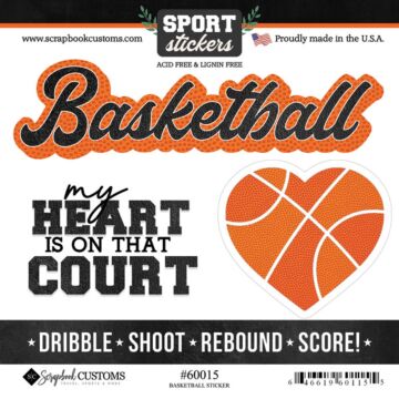 Basketball Love Sticker
