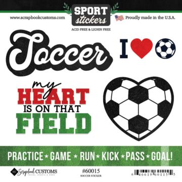 Soccer Love Sticker