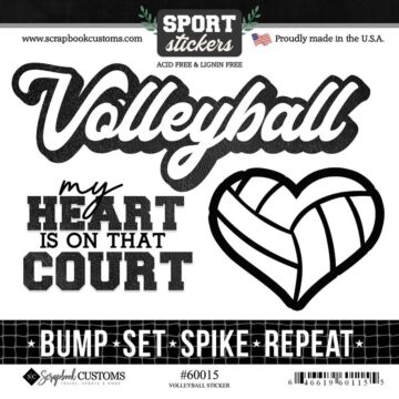 Volleyball Love Sticker