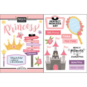 Scrapbook Customs Magical Princess Sticker Stickers