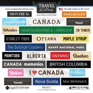 Preorder Scrapbook Customs Canada Wordbits Sticker