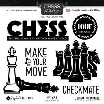 Scrapbook Customs Chess Sticker