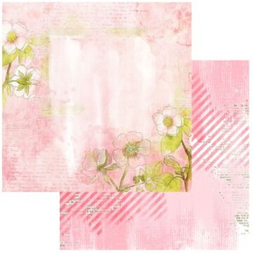 49 and Market Vintage Artistry Blush Double-Sided Cardstock 12"X12"-Serene