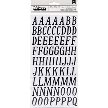 Maggie Holmes Garden Party Thickers Stickers 150/Pkg-Delightful Alphabet/Puffy