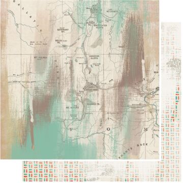 49 and Market Vintage Artistry Hike More Double-Sided Cardstock 12"X12"-Backwoods