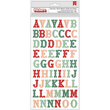 Busy Sidewalks Thickers Stickers 125/Pkg-Tinsel Town Alphabet