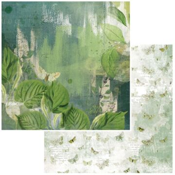 49 and Market Vintage Artistry Naturalist Double-Sided Cardstock 12"X12"-Rainforest