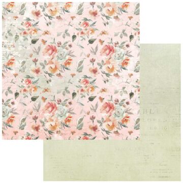 49 and Market ARToptions Avesta Double-Sided Cardstock 12"X12"-Posies