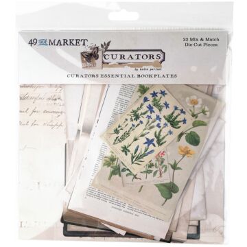 49 and Market Curators Essential Bookplates-22/Pkg