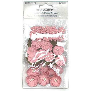 49 And Market Royal Posies Paper Flowers 49/Pkg-Bashful